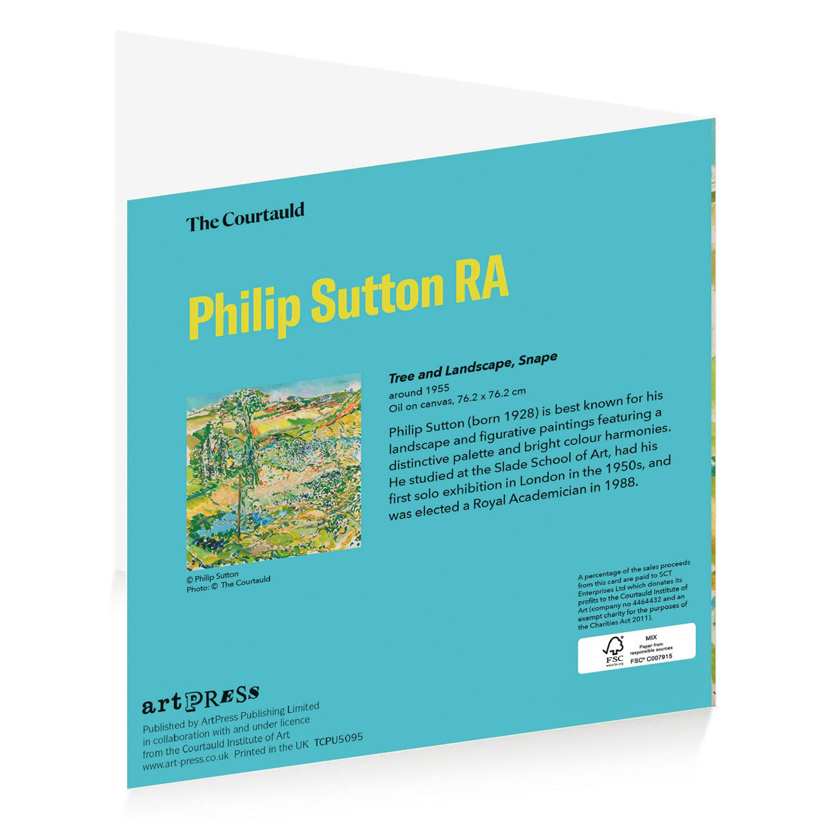 Greetings Card Sutton Tree and Landscape