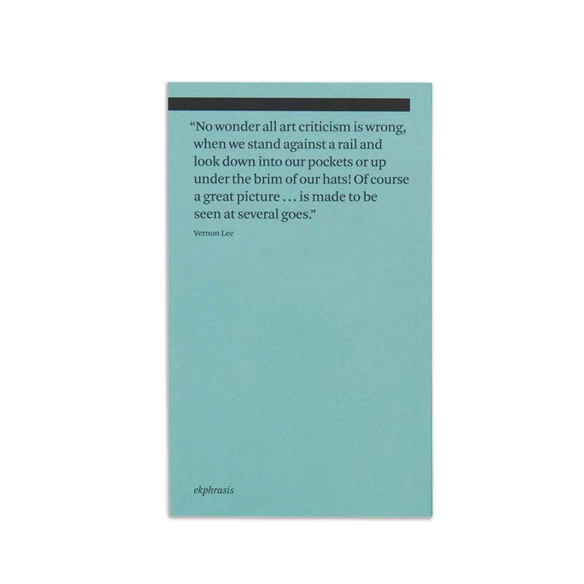 The Psychology of an Art Writer