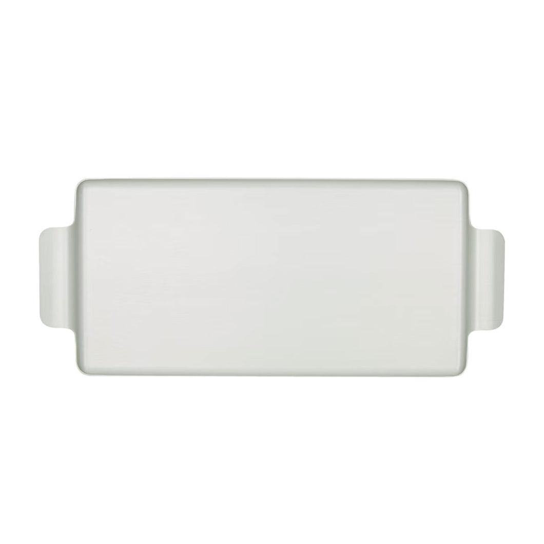 Canape Tray Brushed Silver