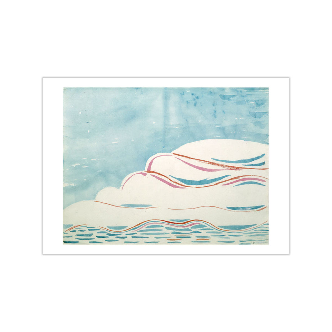 PC Louise Bourgeois Untitled 1968 (Blue Waves)