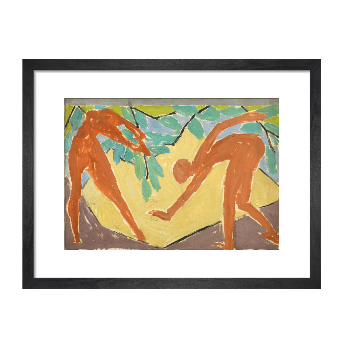 Design for a folding screen - Adam and Eve
