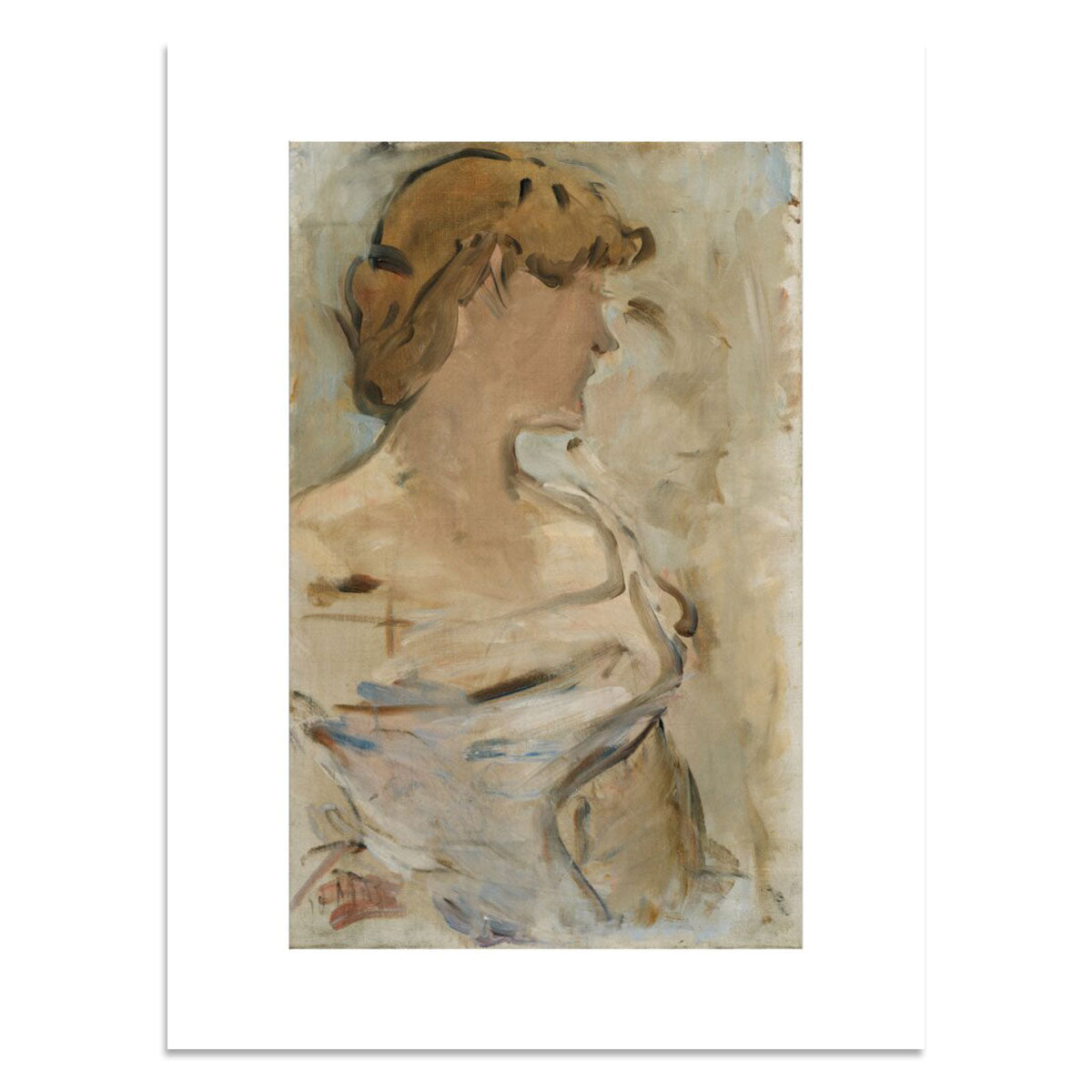 Au Bal - Marguerite de Conflans en toilette de bal