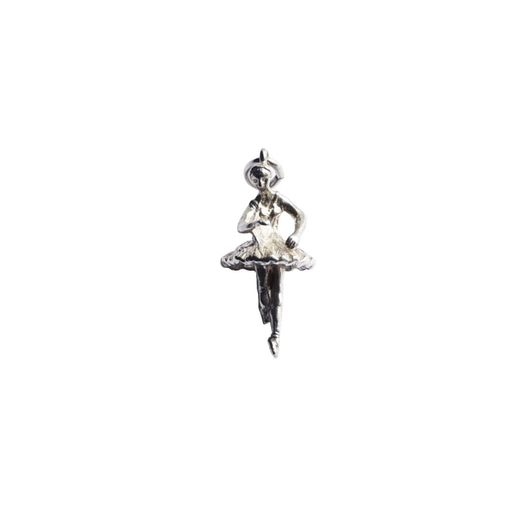 Vintage Silver Ballerina Charm