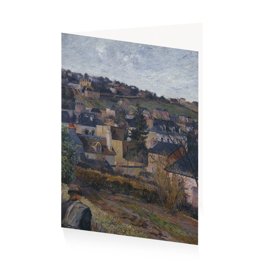 Gauguin Blue Roofs Greetings Cards