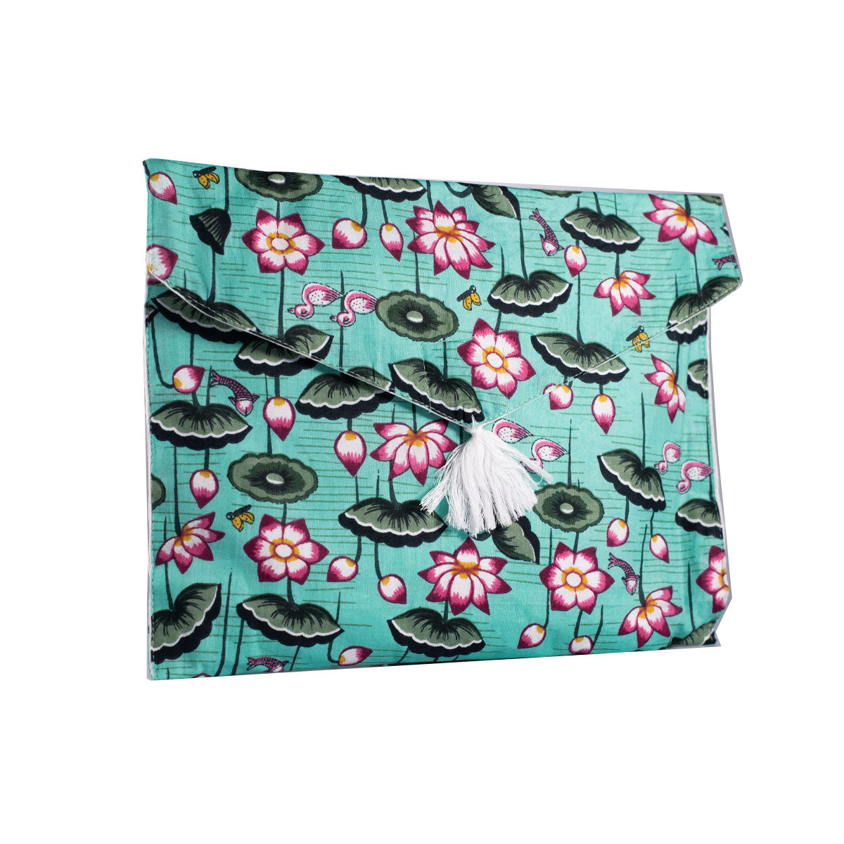 Cotton Robe Blue Lotus
