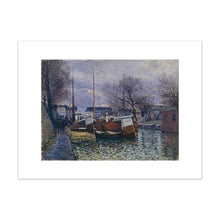 Load image into Gallery viewer, Barges on the Saint-Martin Canal, 1870
