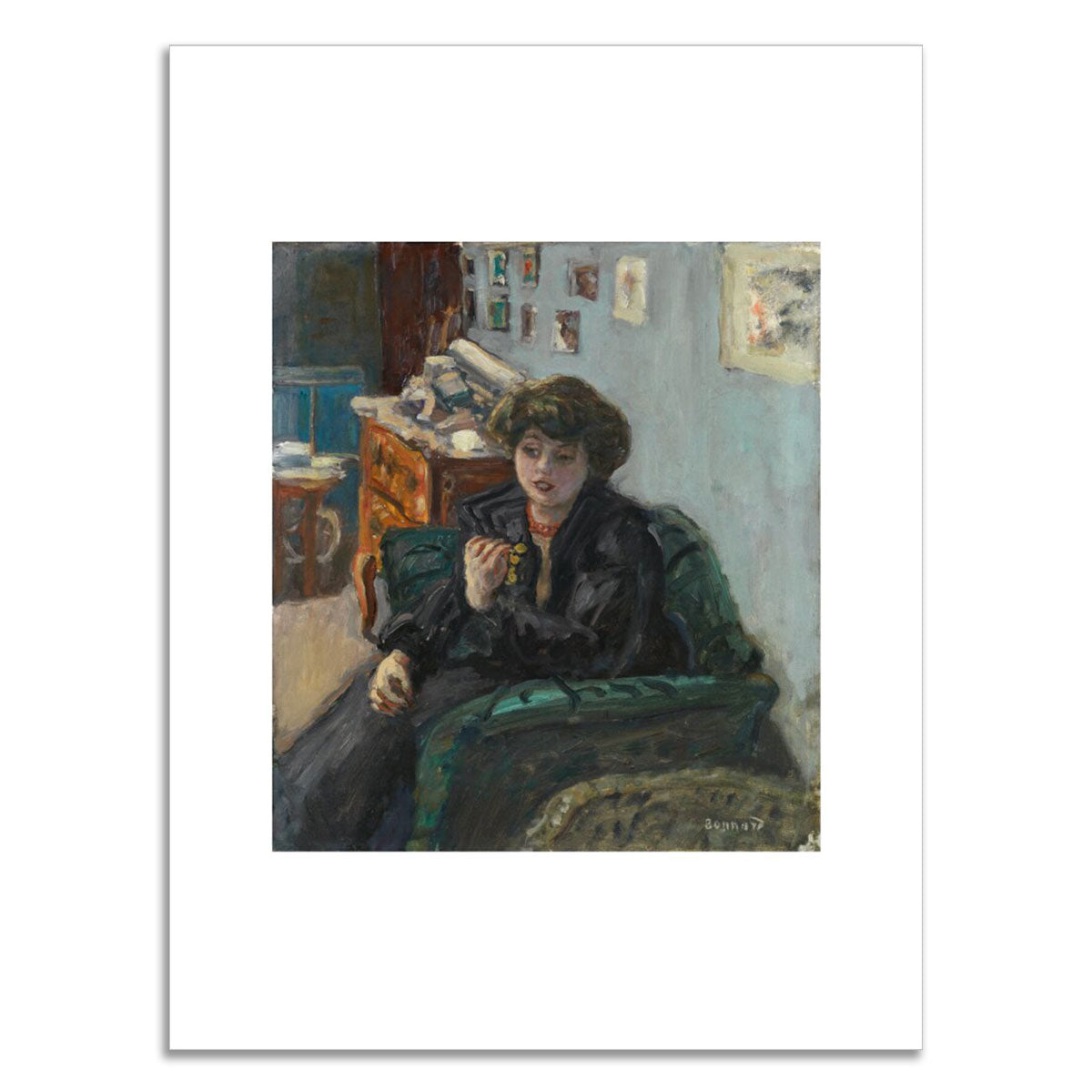 Young Woman in an Interior