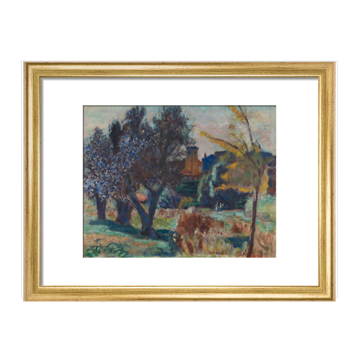 Landscape with Olive Trees and a Chapel