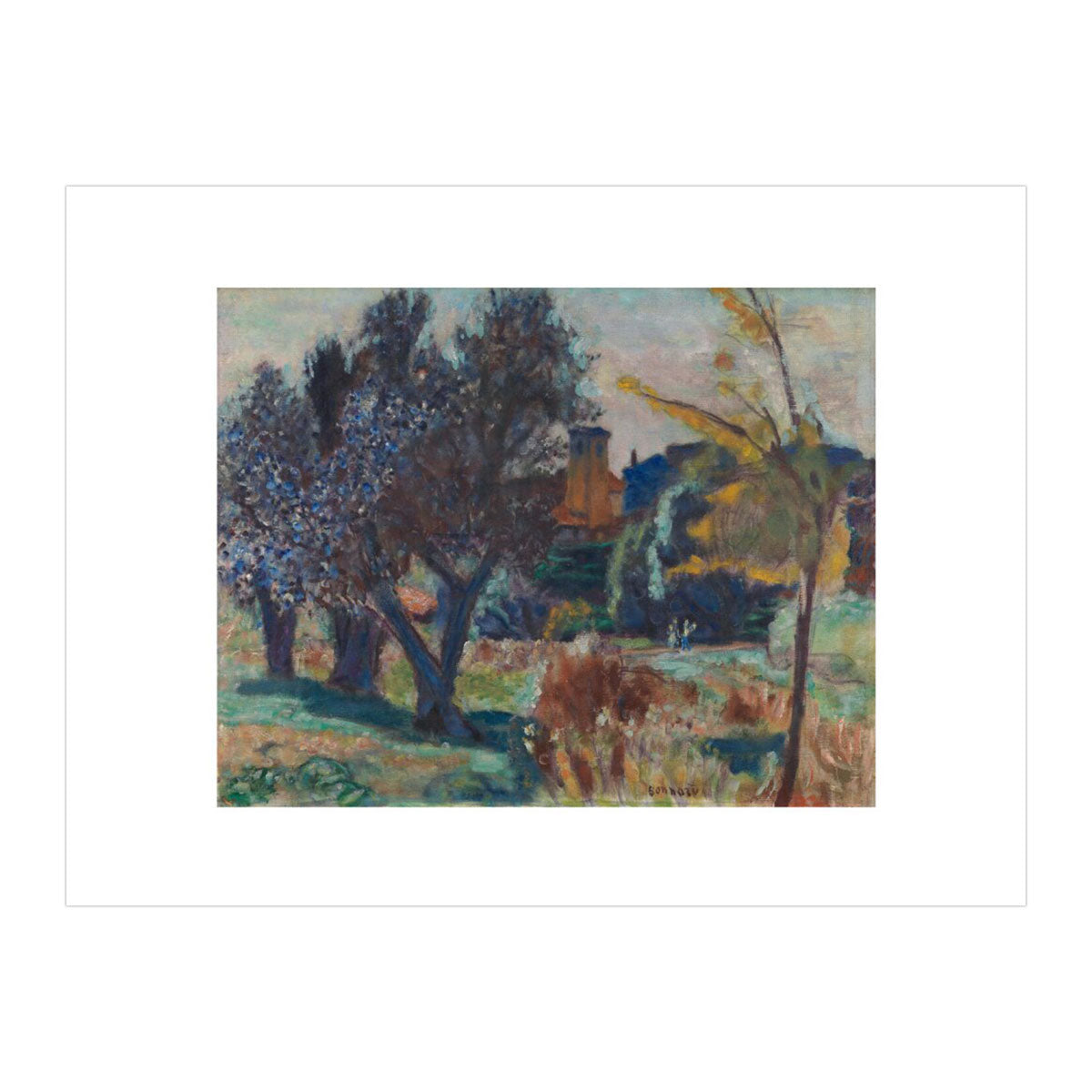 Landscape with Olive Trees and a Chapel