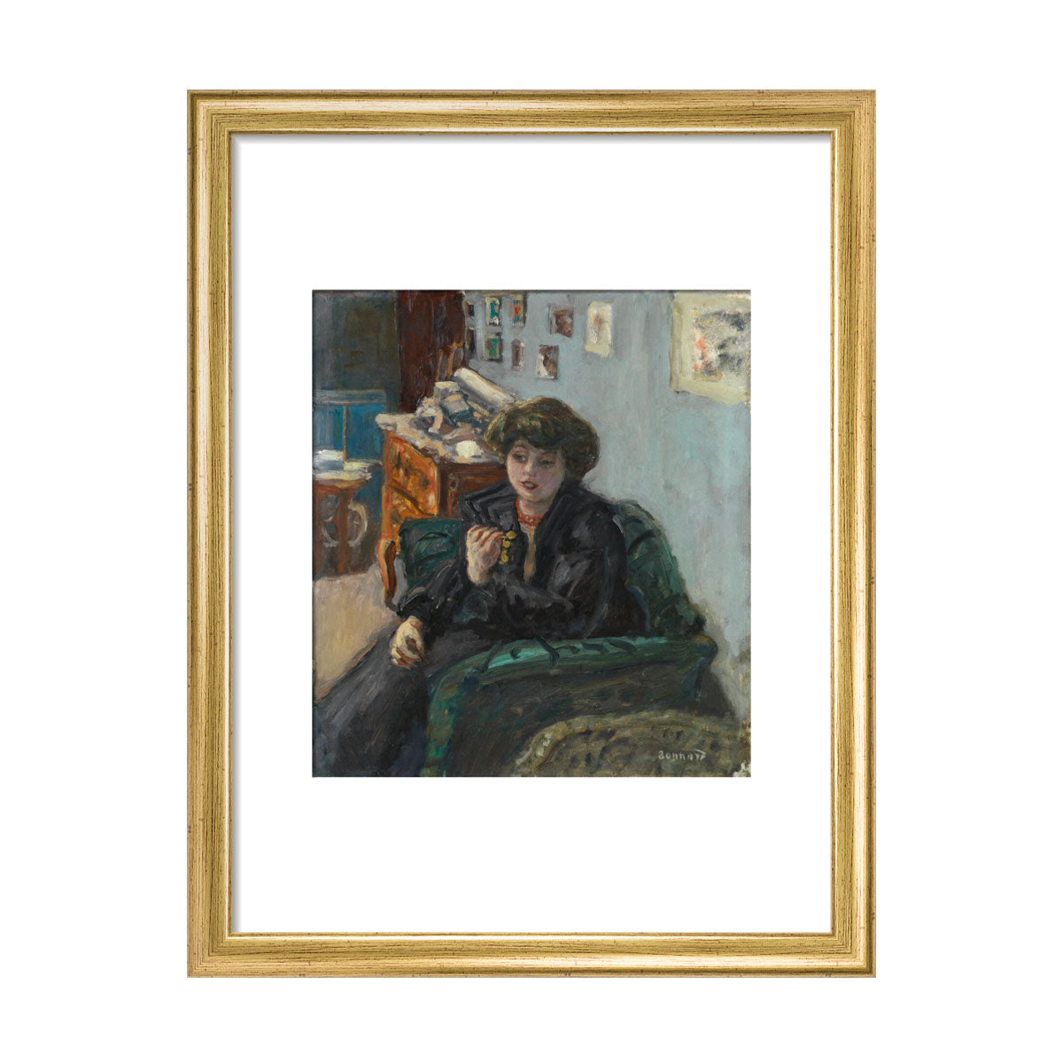 Young Woman in an Interior