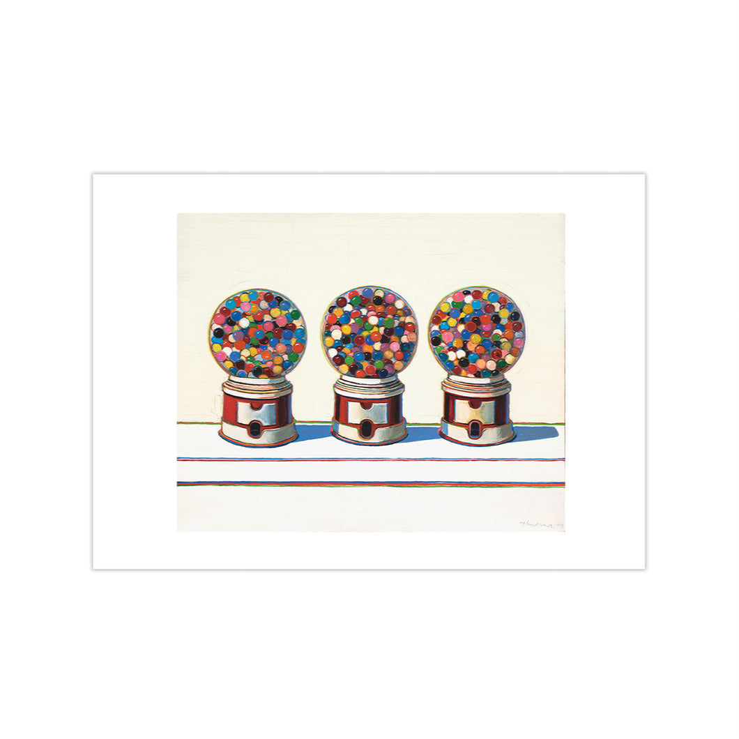 Postcard Thiebaud Three Machines