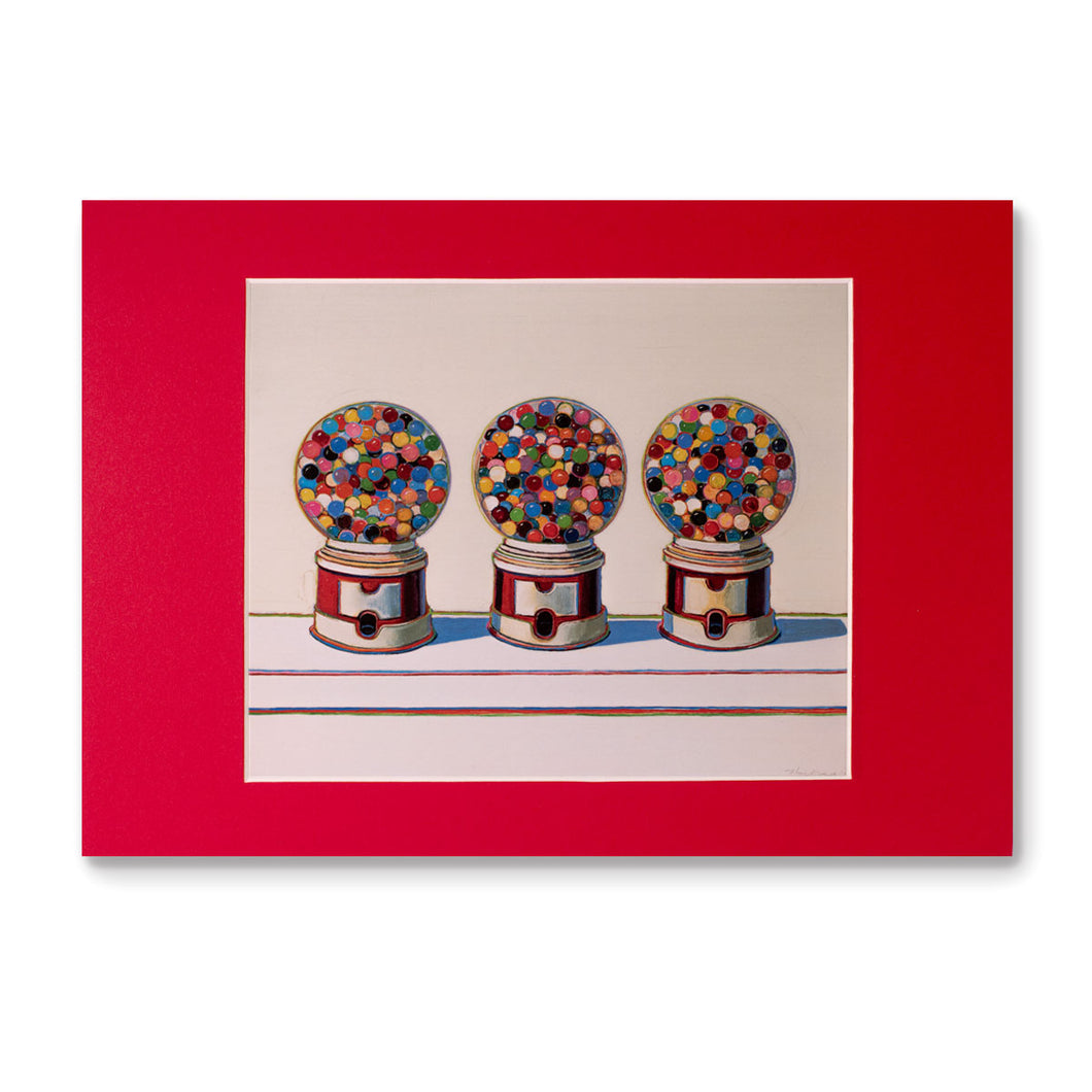 Mounted Print A4 Three Machines