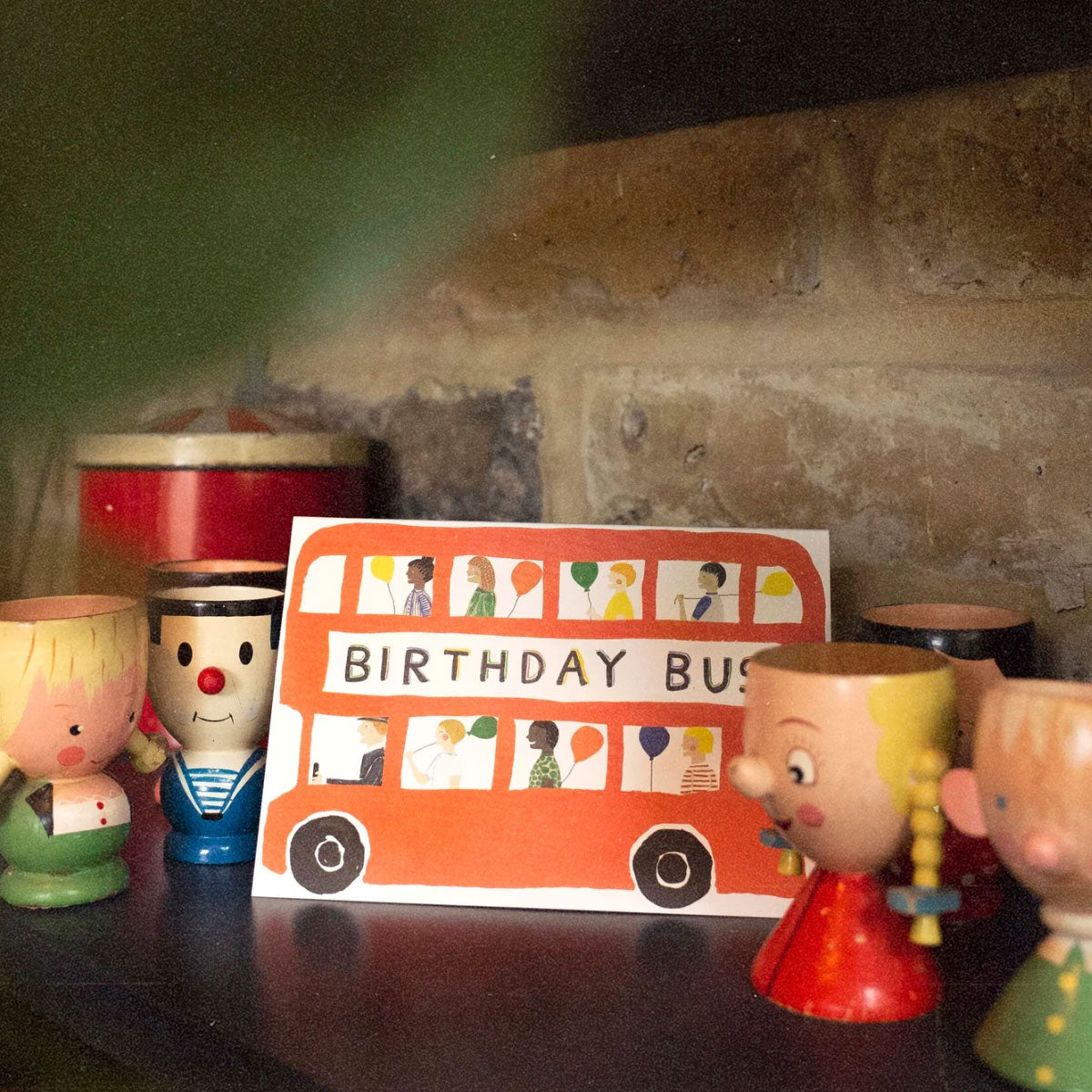 Greetings Card Birthday Bus