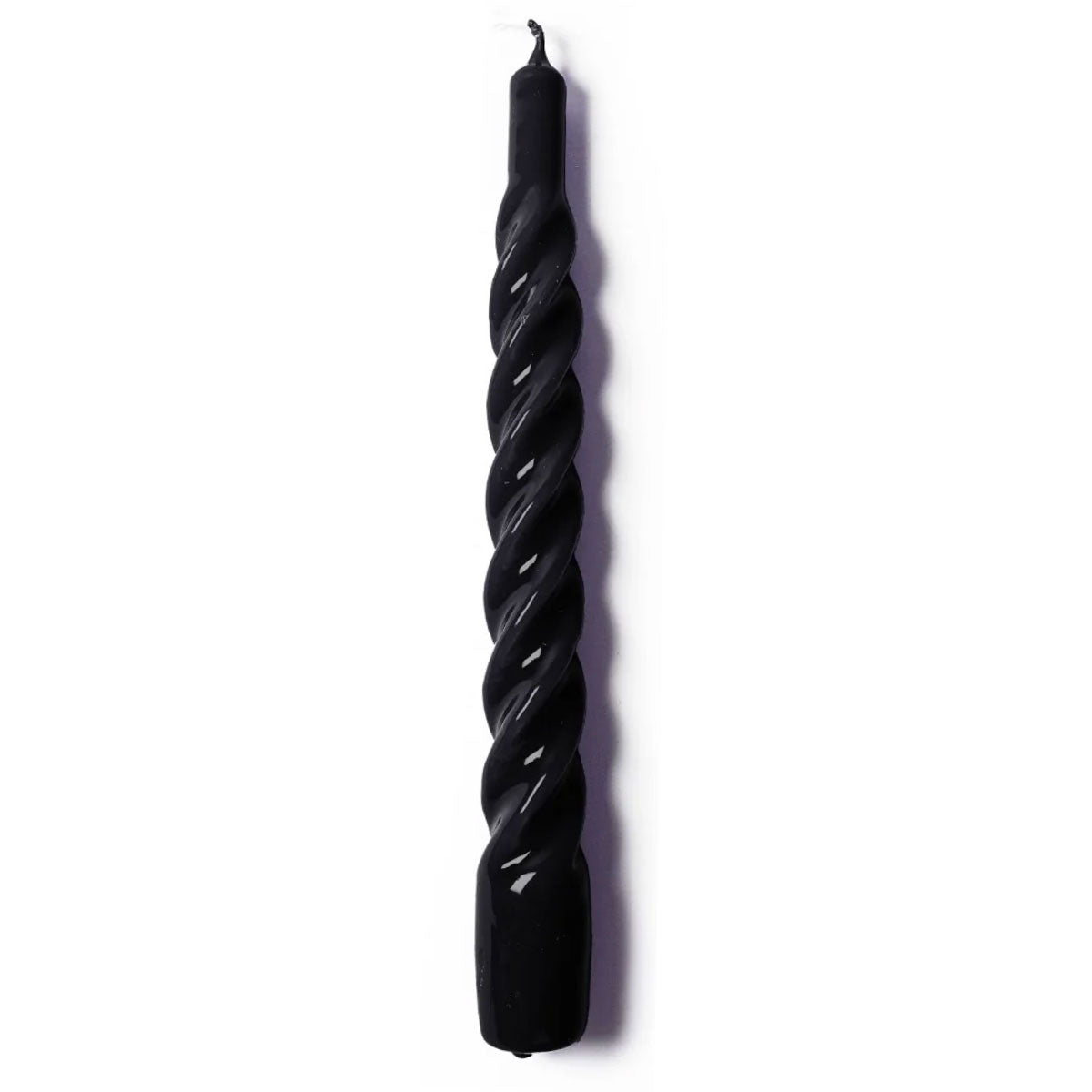 Dinner Candle Twist Black