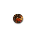 Round badge with Cezanne design on a white background