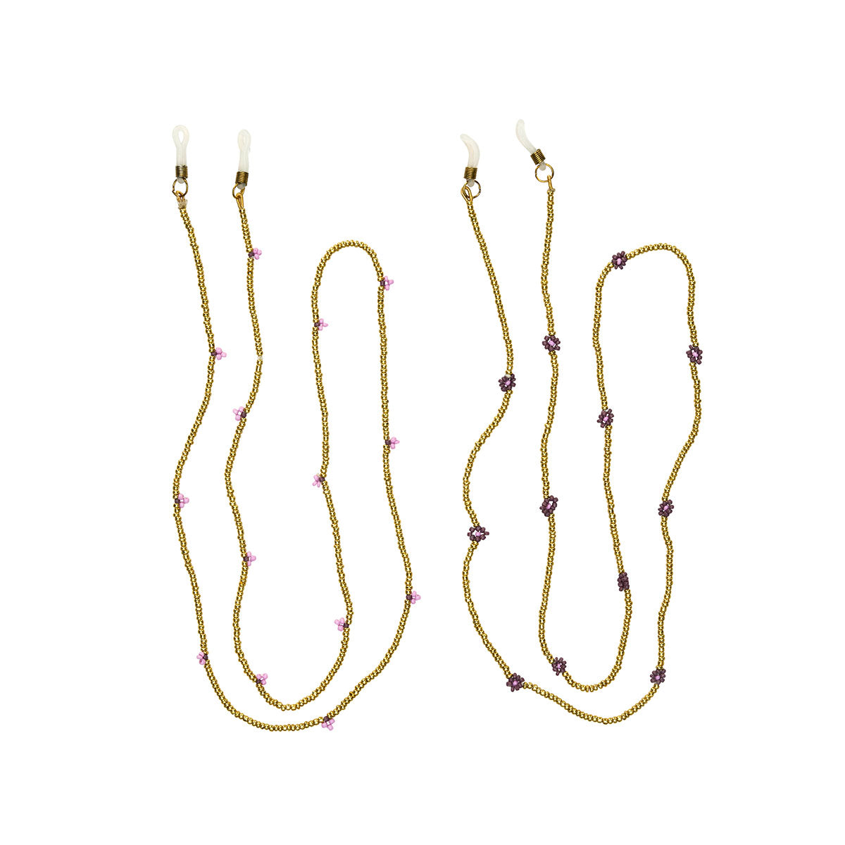 Sunglass chain beads gold