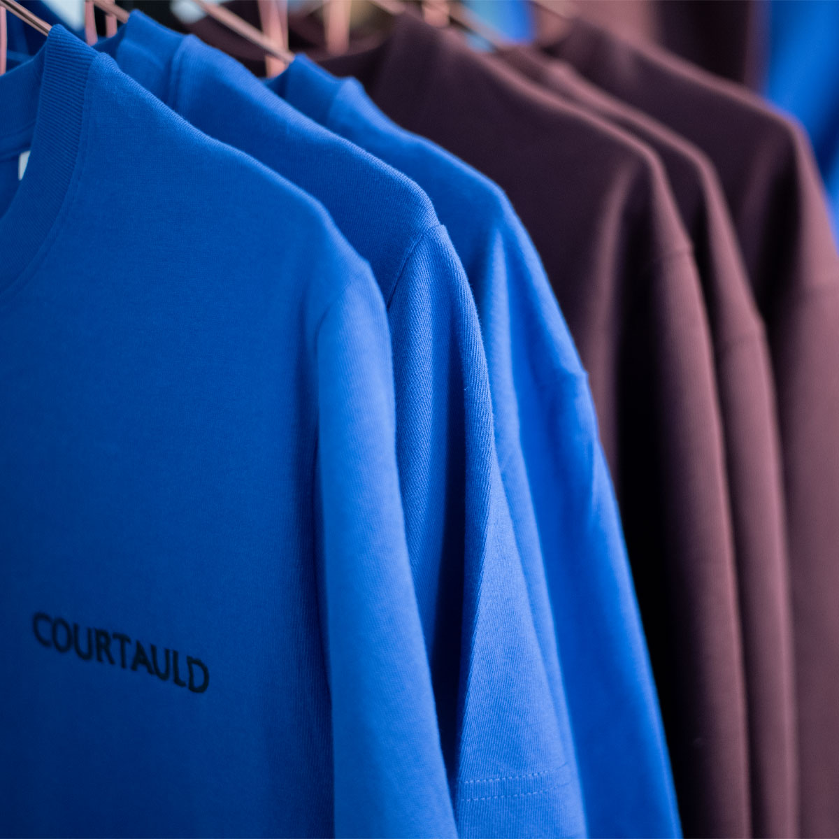 Courtauld Embroidered T-Shirt Blue S
