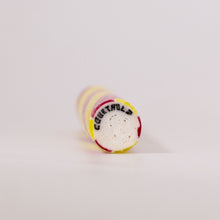 Load image into Gallery viewer, Colorful cylindrical object with &#39;Courtaulds&#39; branding on a light gray background
