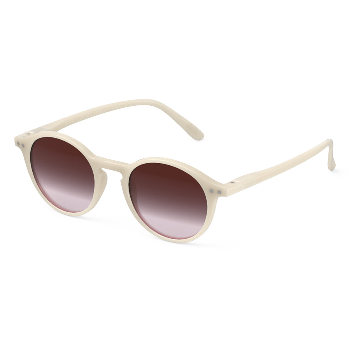 Sun Glasses Round D Vintage Cream