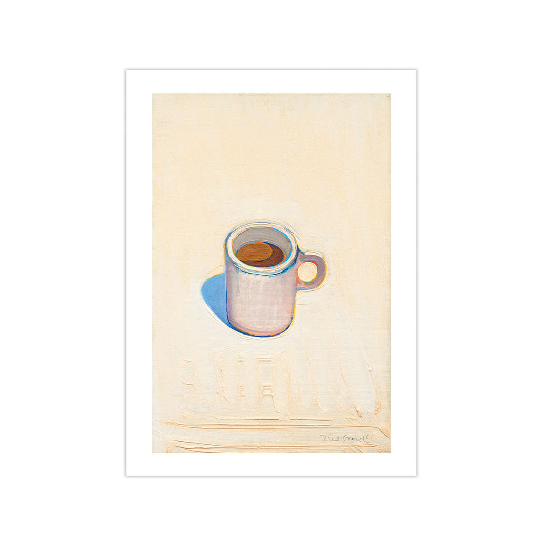 Postcard Thiebaud Cup of Coffee