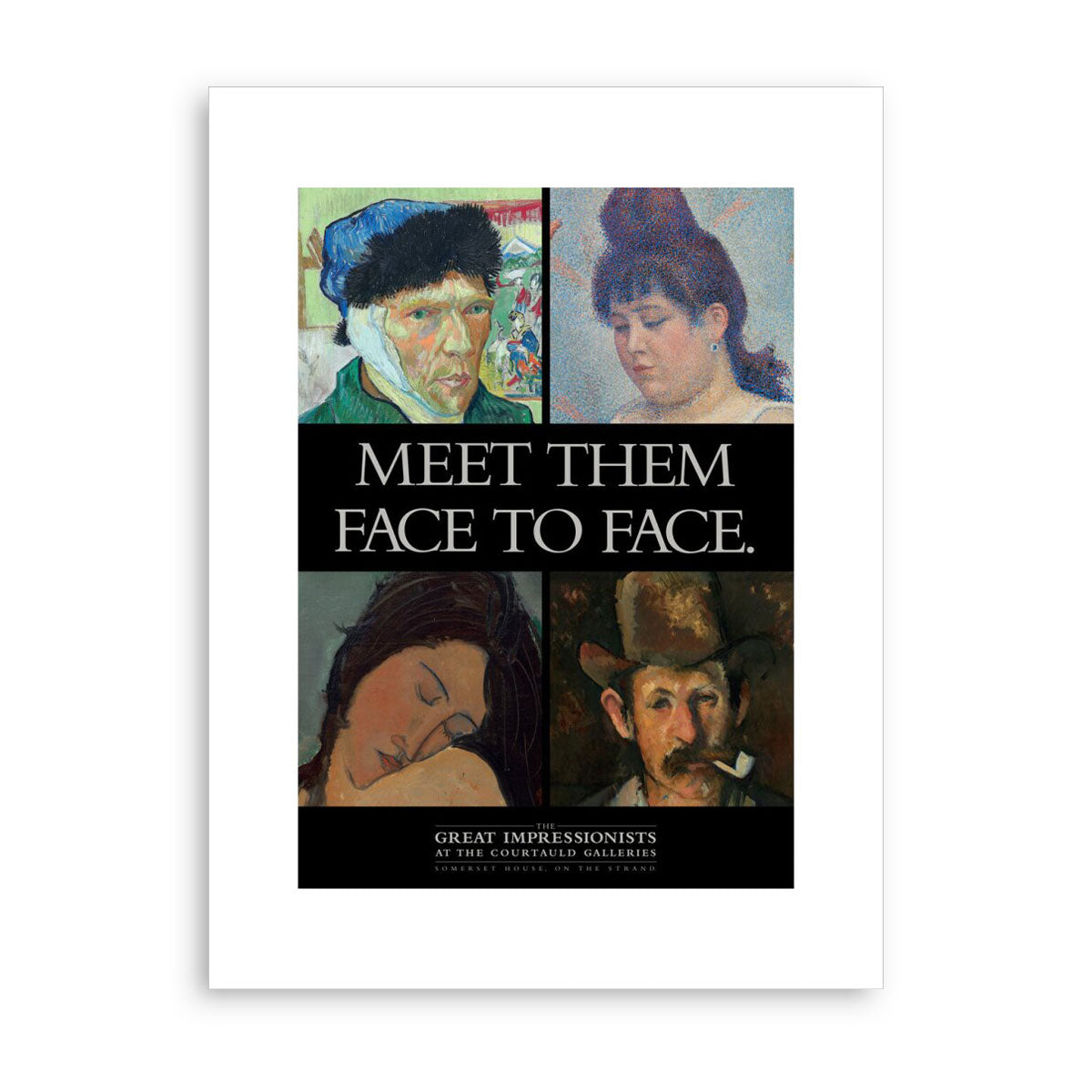 Poster for The Great Impressionists at the Courtauld Galleries c.1995