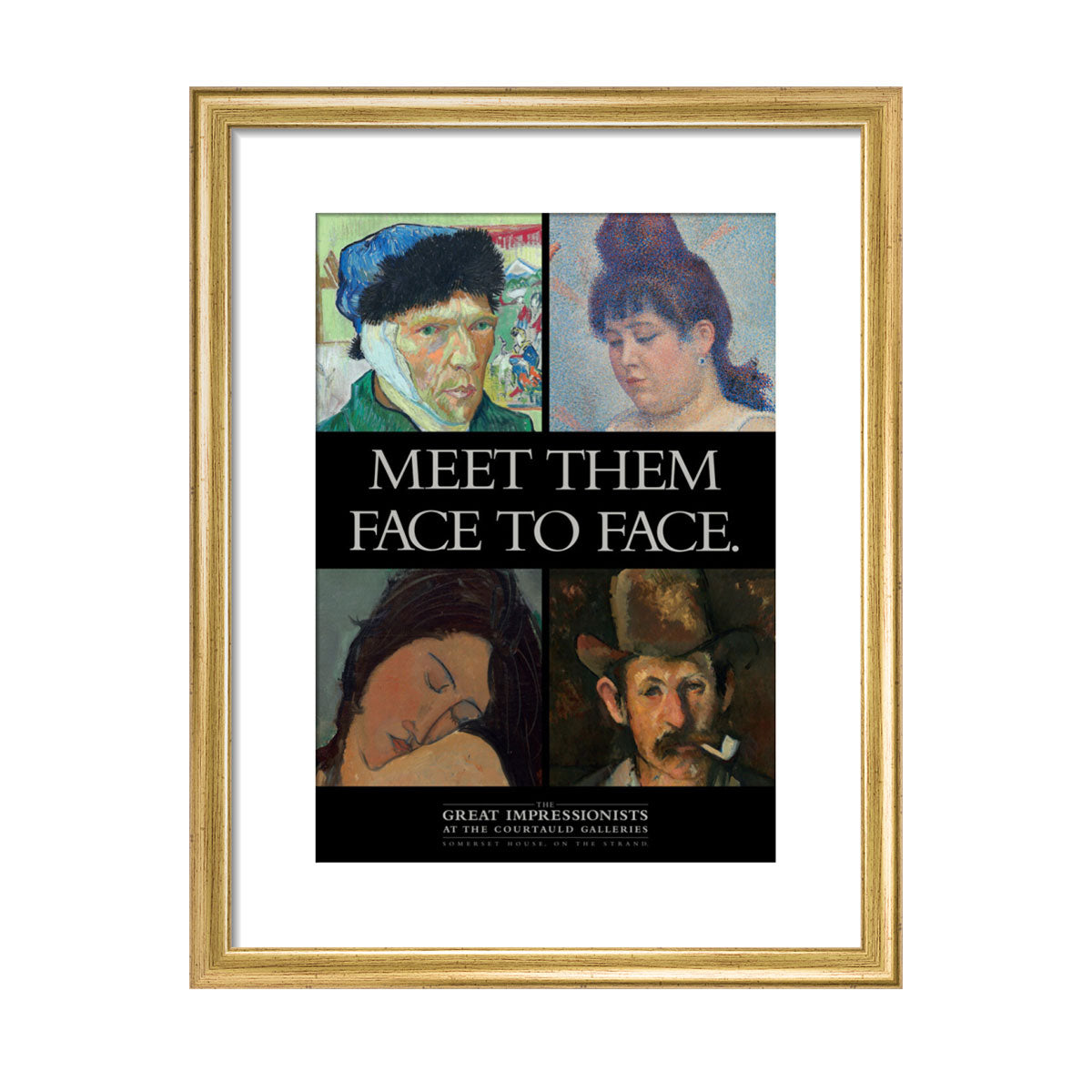 Poster for The Great Impressionists at the Courtauld Galleries c.1995