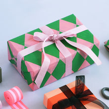 Load image into Gallery viewer, Ribbon Pink Lurex Grosgrain
