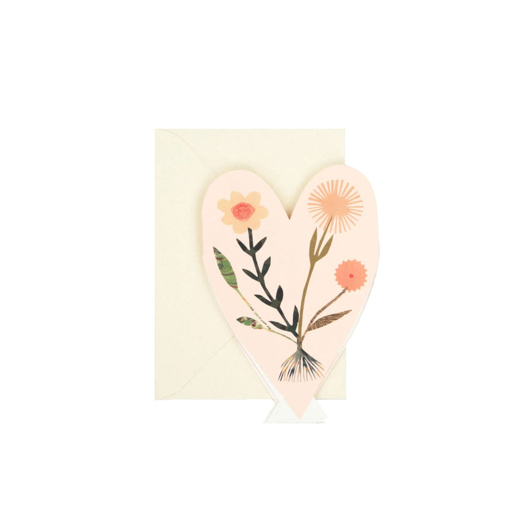 Greetings Card Heart Concertina