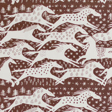 Load image into Gallery viewer, Sheet Wrap Horses Chocolate

