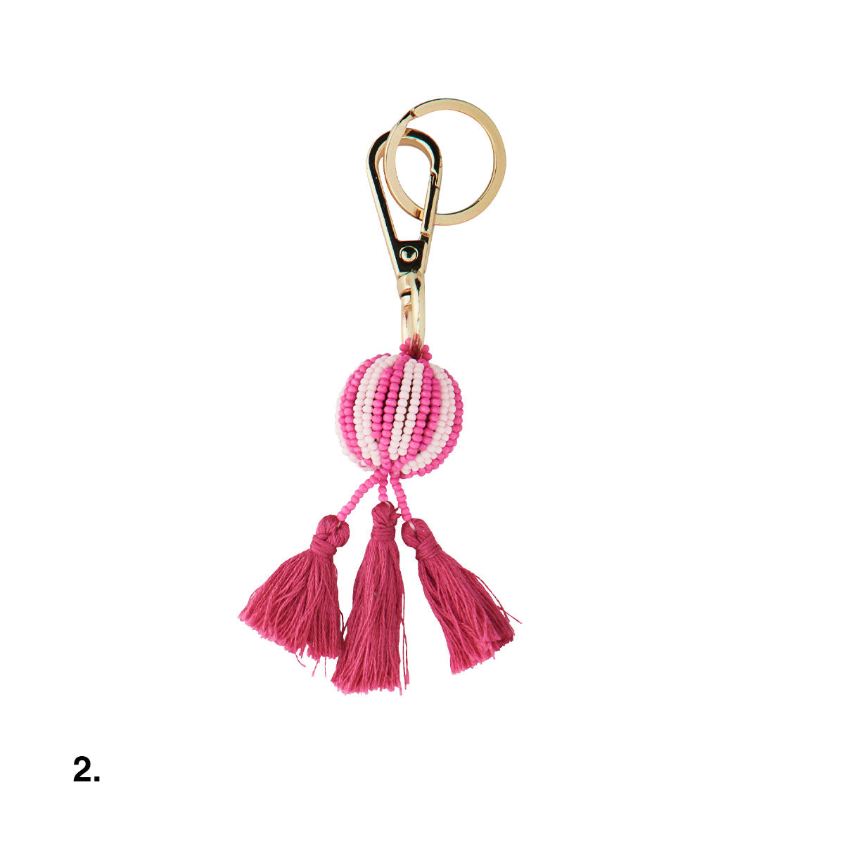 Keyring Beaded Tassel