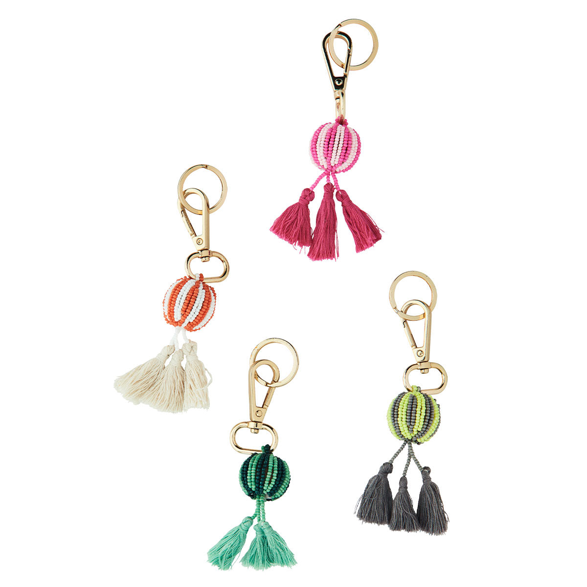 Keyring Beaded Tassel