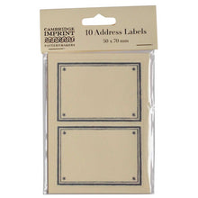 Load image into Gallery viewer, 10 Large Labels Scumble Blue
