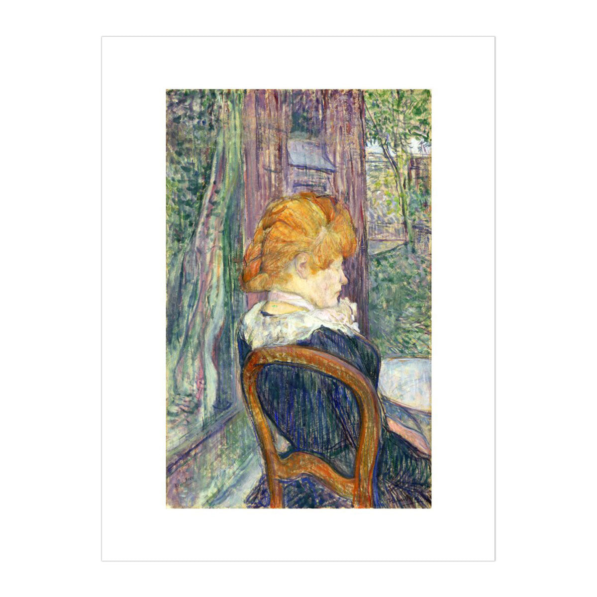 A Woman Seated in a Garden