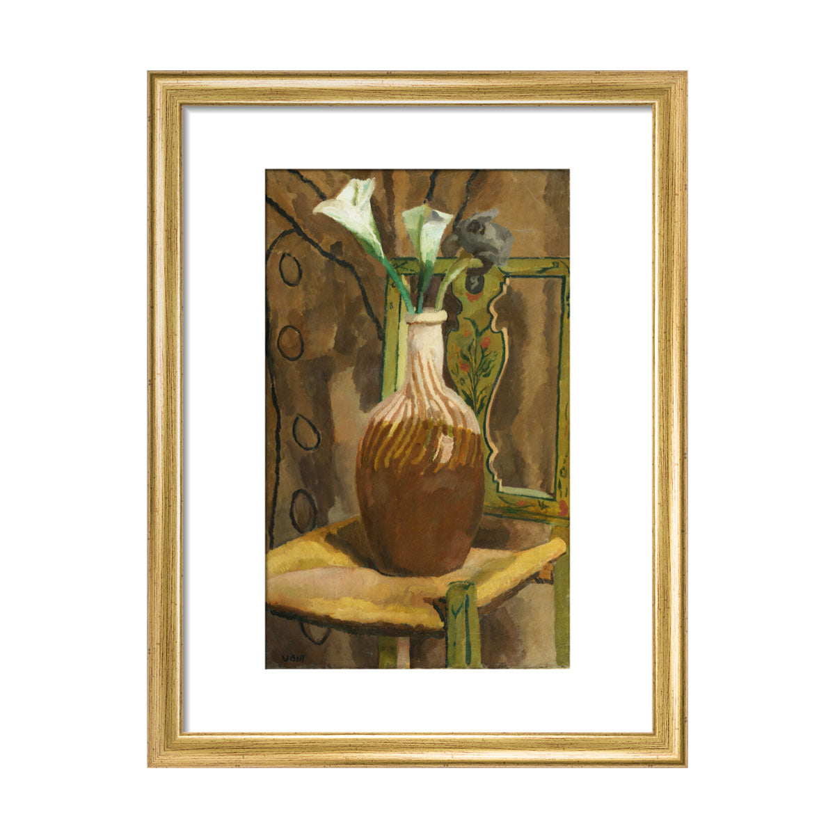 Arum Lilies and Iris