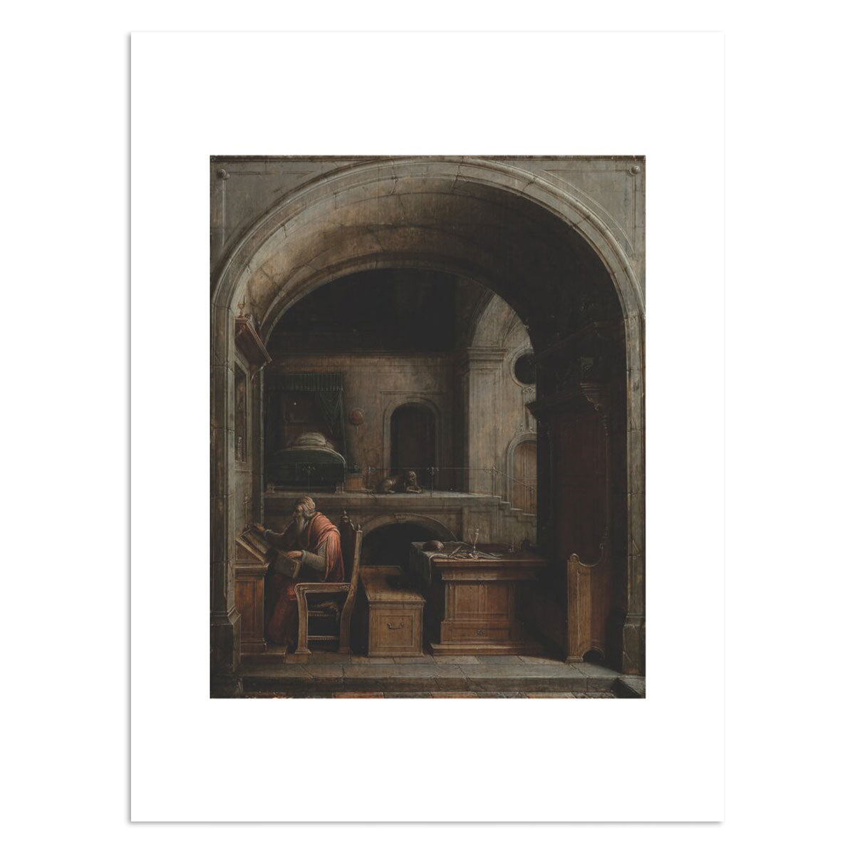 Saint Jerome in his Study