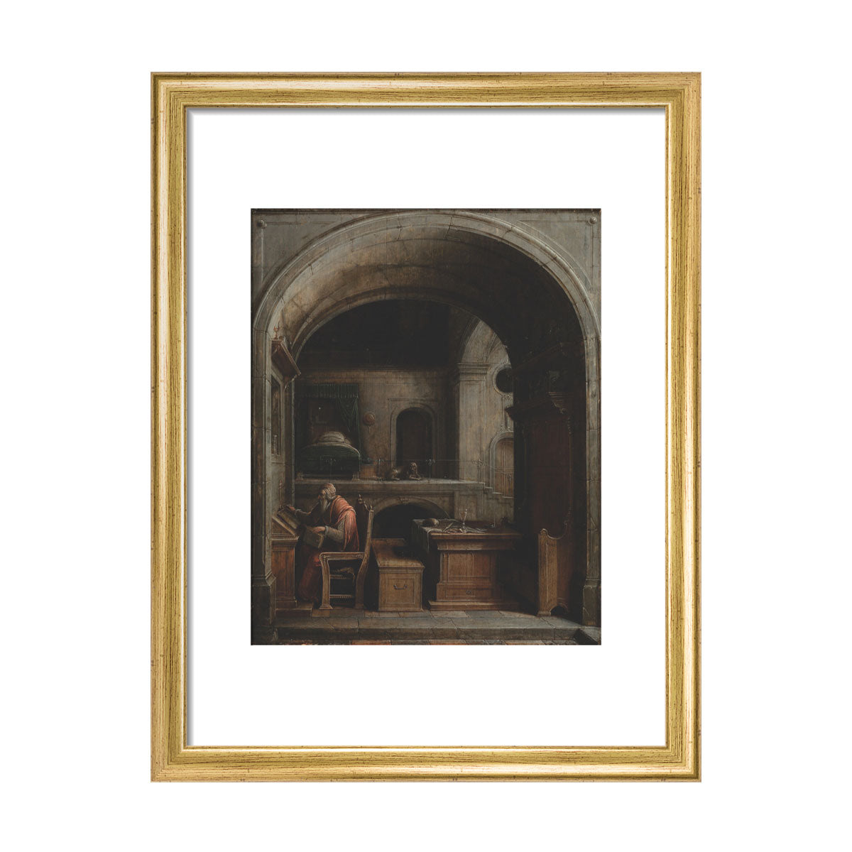 Saint Jerome in his Study