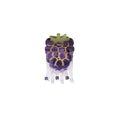 Hair clip shaped like a bunch of grapes on a white background