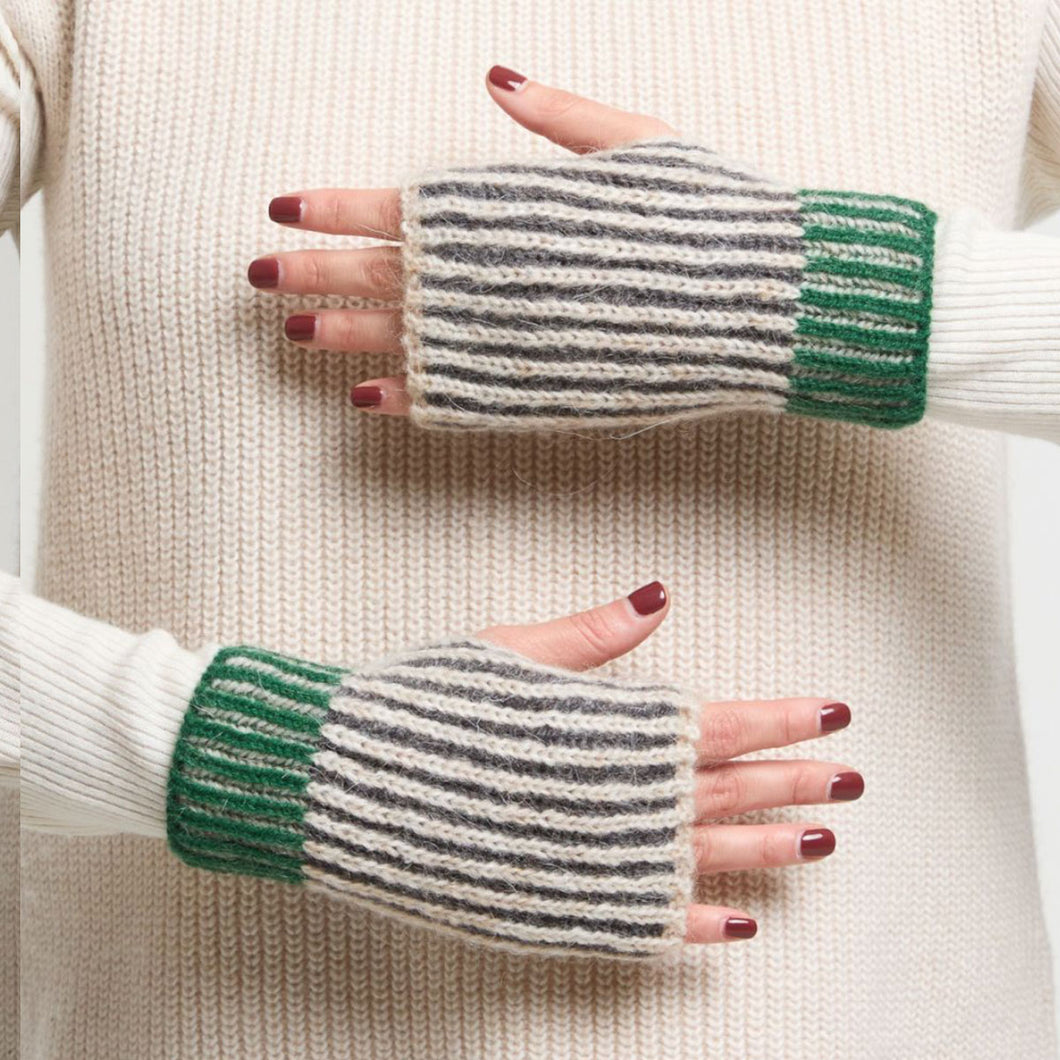 Gloves Grey Green