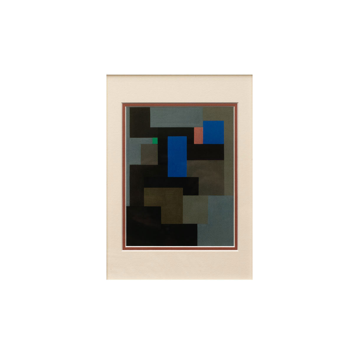 Mounted Print A4 Hepworth Composition
