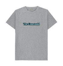 Load image into Gallery viewer, Athletic Grey Courtauld Blue Logo T-Shirt
