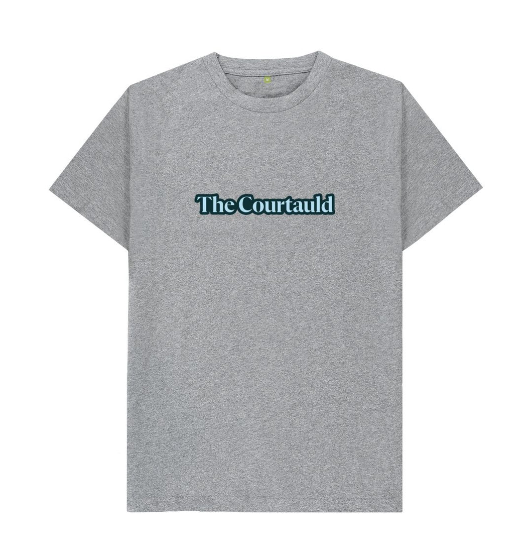 Athletic Grey Courtauld Blue Logo T-Shirt