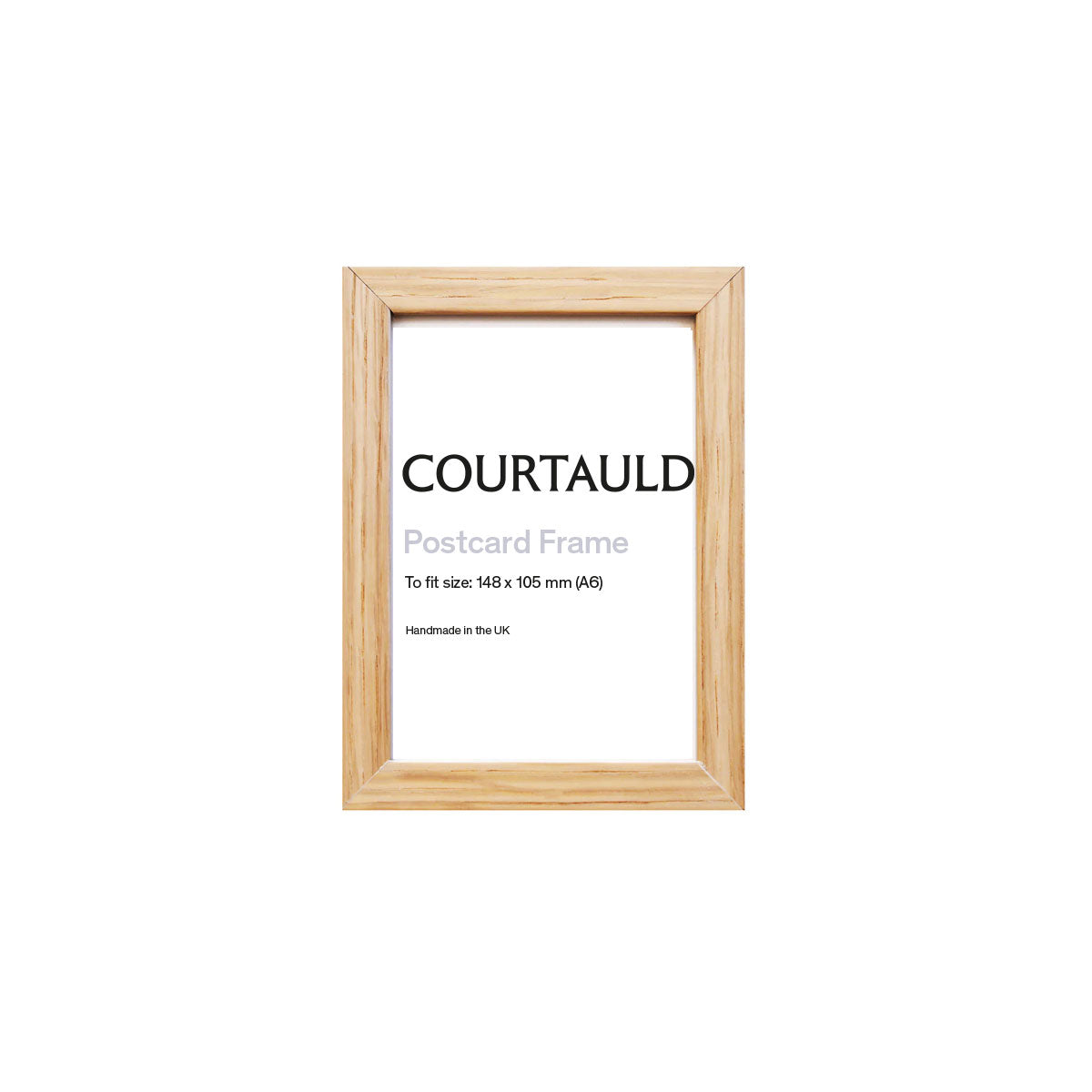 Postcard Frame A6 Natural Oak