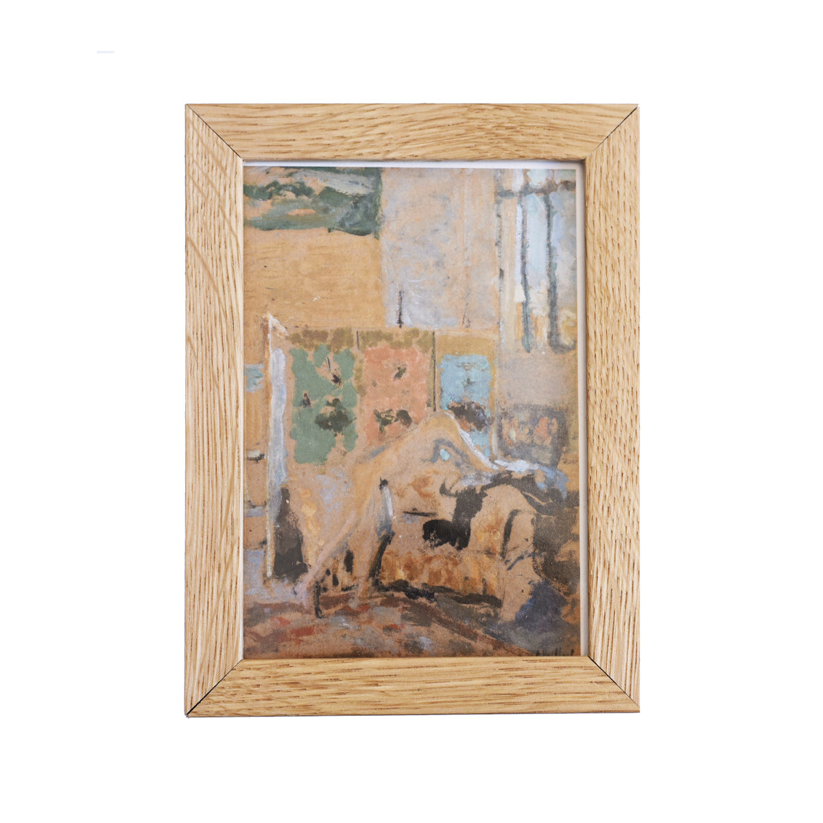 Postcard Frame A6 Natural Oak