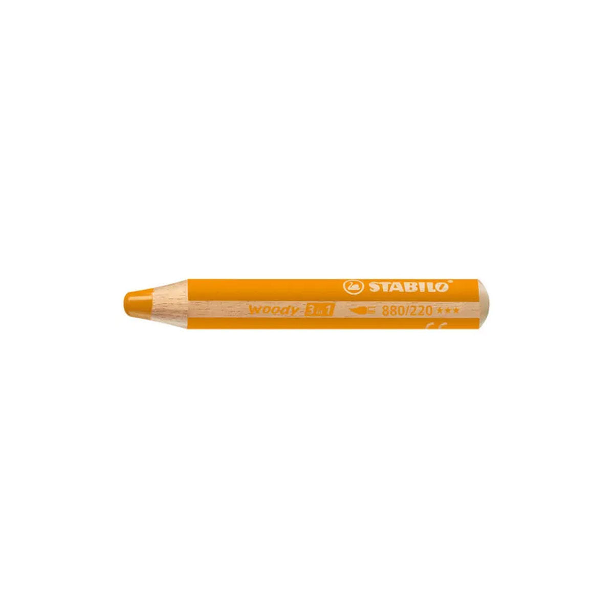 Pencil STABILO Woody 3 in 1 Orange