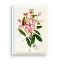 Greetings Card Pink Sweet Peas