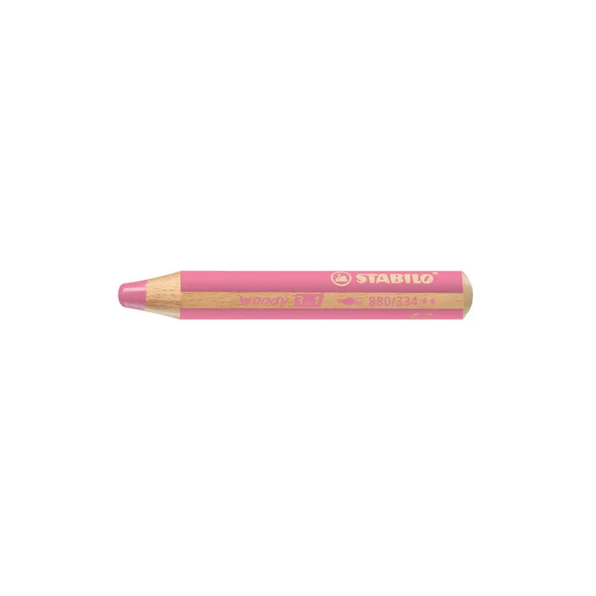 Pencil STABILO Woody 3 in 1 Pink