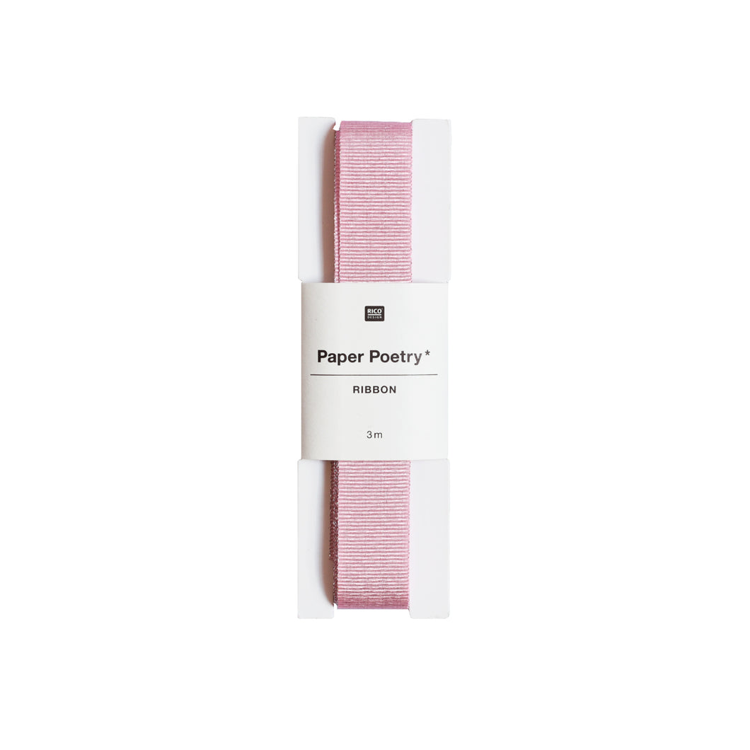 Ribbon Pink Lurex Grosgrain