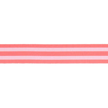 Load image into Gallery viewer, Ribbon Pink Stripe Woven
