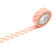 Load image into Gallery viewer, Tape Pink Salmon Stripe mt
