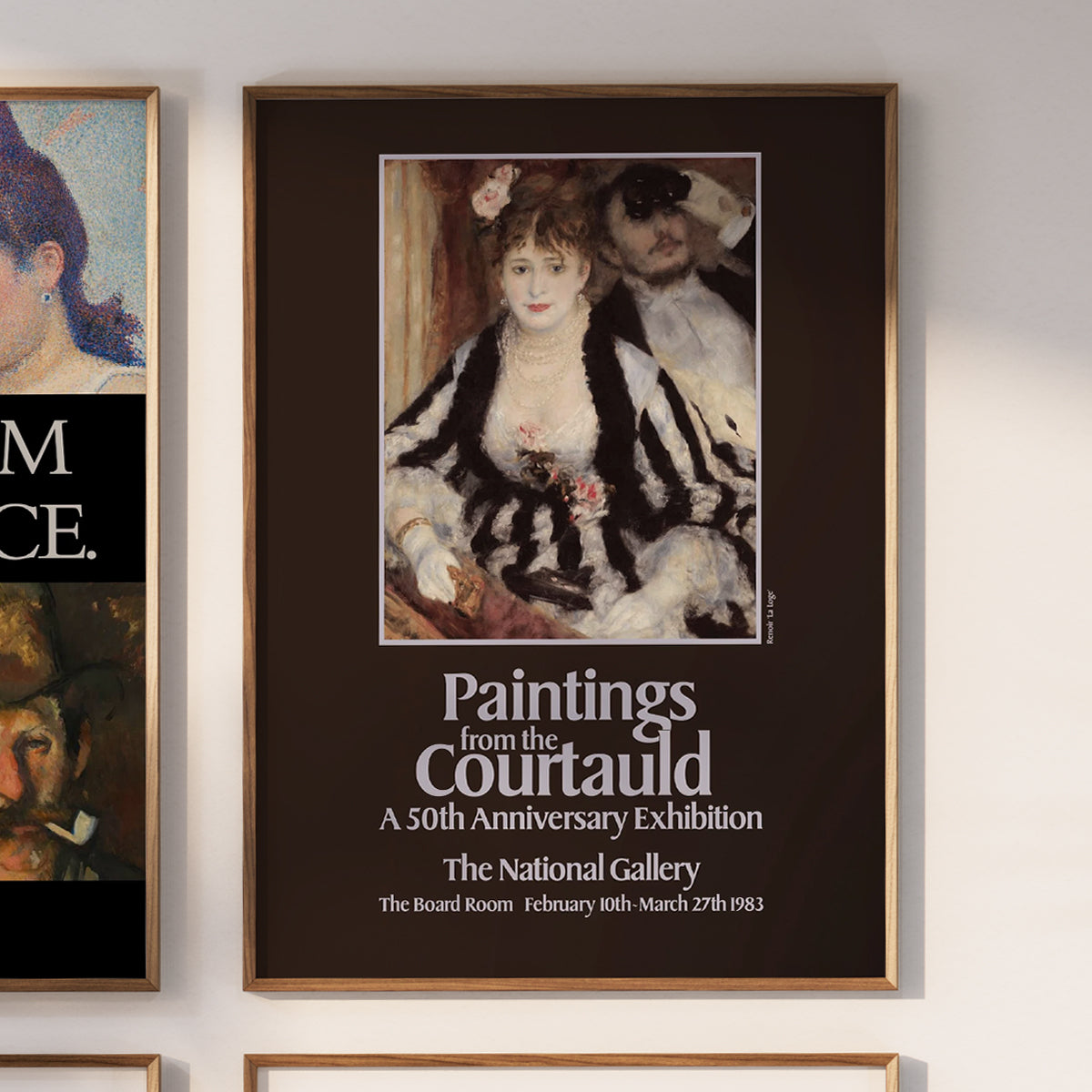 Paintings from The Courtauld archive poster